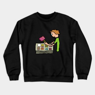 Stamp Collecting Crewneck Sweatshirt